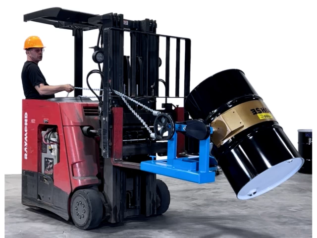 285A-HD Lift and Pour Drum with Forklift video thumbnail image